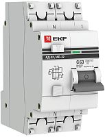 Автомат дифференциального тока АВДТ EKF PROxima АД-32 2п 63А 30мА 4,5кА C тип AC картинка